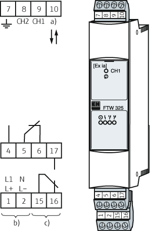 Switching unit - FTW325 - Connecting