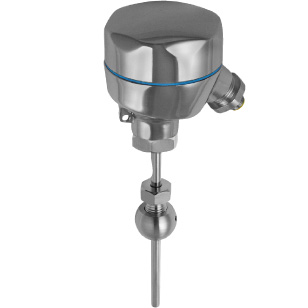 Hygienic, aseptic, modular resistance thermometer, Pt100 or 4 to 20 mA