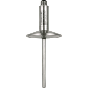 Hygienic compact thermometer with Pt100 or 4 to 20 mA output