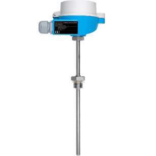 Temperature sensor with screw thread for demanding applications